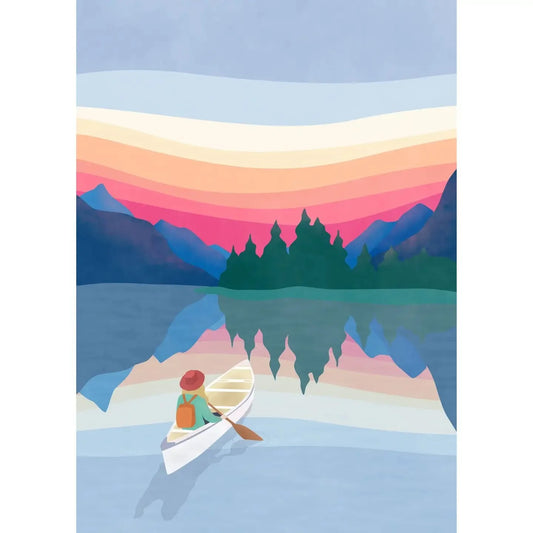 Sunrise Paddle 1000 Piece Puzzle by Villager Puzzles