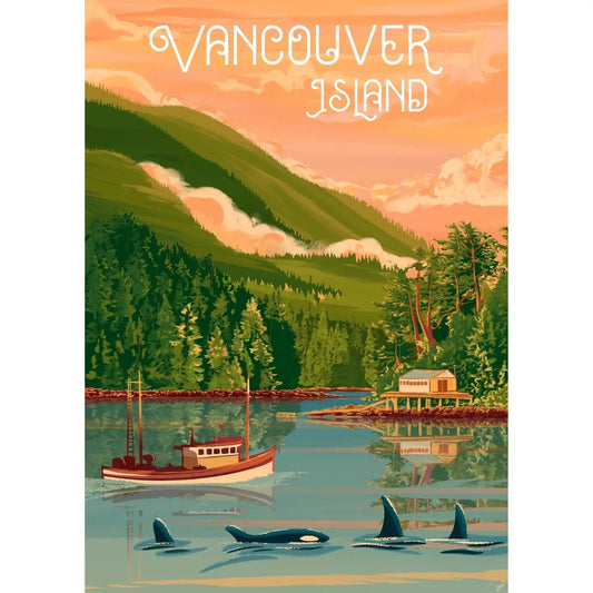 Vancouver Island 1000 Piece Puzzle by Villager Puzzles