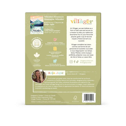 Whistler Mountain 500 Piece Puzzle by Villager Puzzles