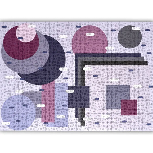 Graphic Pastels - 1000 Piece Jigsaw Puzzle - Puzazzled